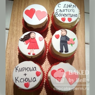 Фотографии капкейков Капкейки день святого Валентина