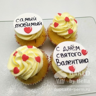 Фотографии капкейков Капкейки в день святого Валентина